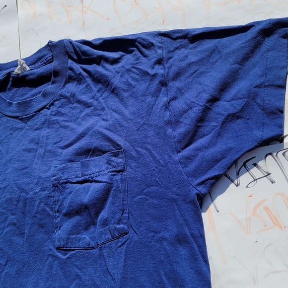 Vintage Single Stitched Pocket T Shirt XL - Picture 2 of 5